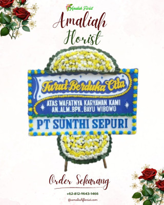Papan Bunga Duka di Bermani Ilir